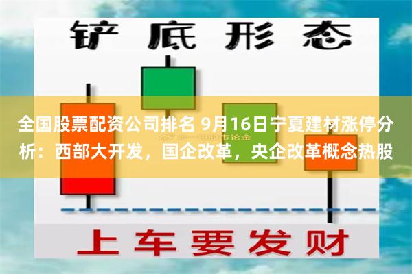 全国股票配资公司排名 9月16日宁夏建材涨停分析：西部大开发，国企改革，央企改革概念热股